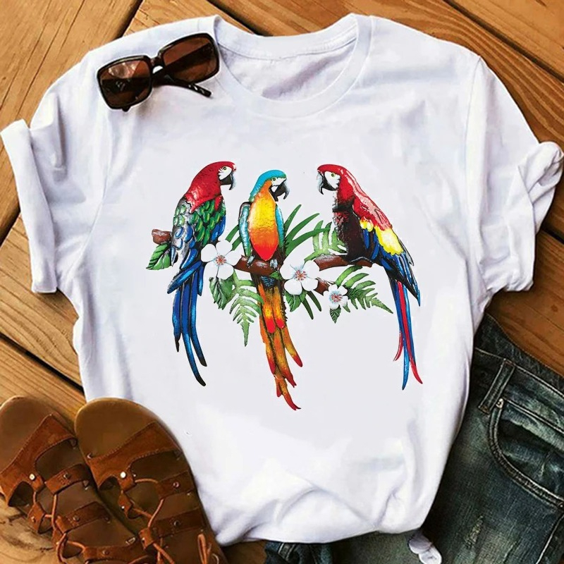Kaus Gambar Burung Beo Warna-w - Plant Parenthood ulasan dan harga
